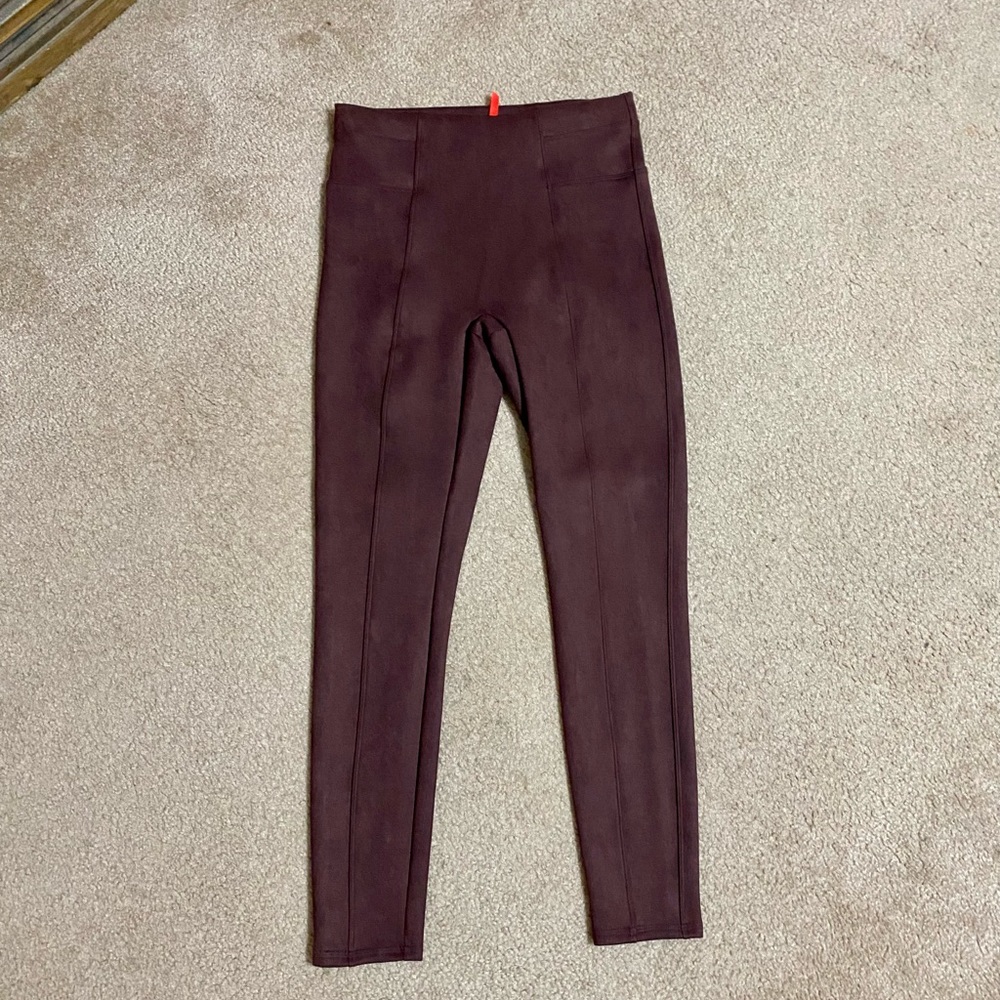 Spanx Faux Suede Leggings NWOT